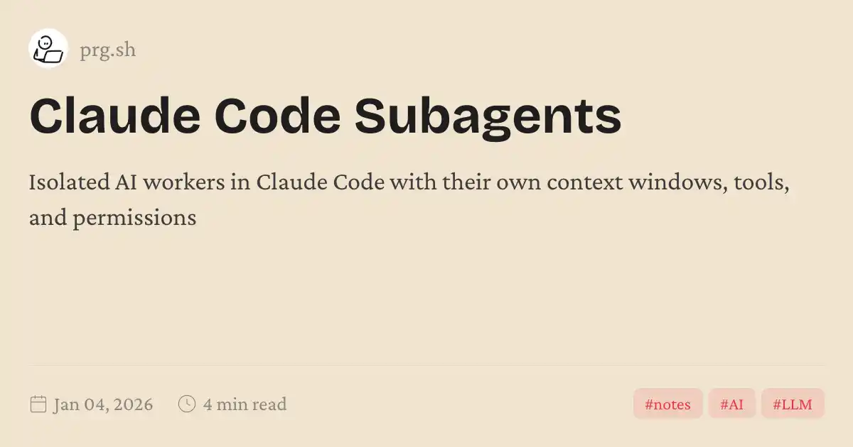 Claude Code Subagents